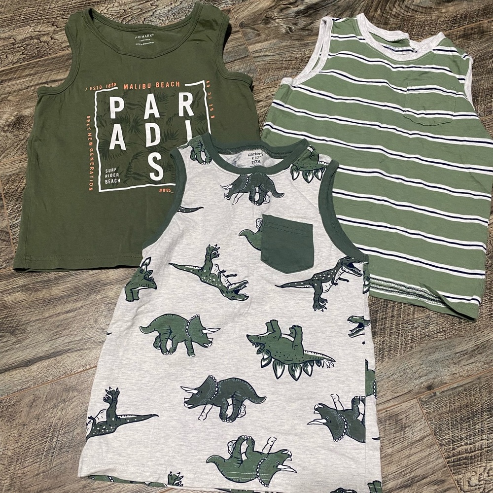 Boys 6/7 tank top bundle